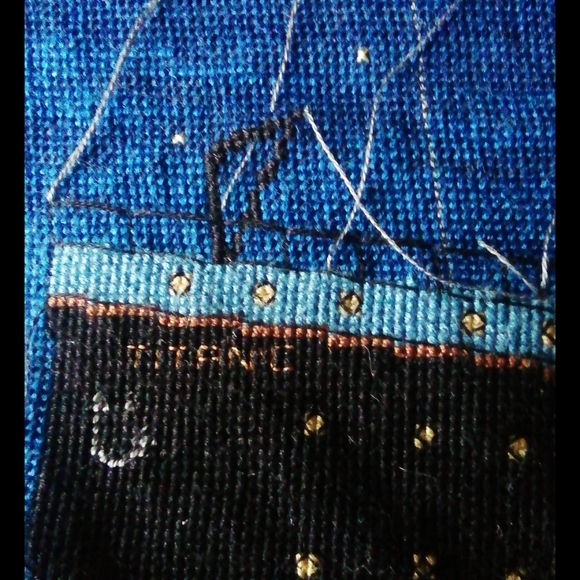 Titanic cross-stitched image - Picture 5 of 6